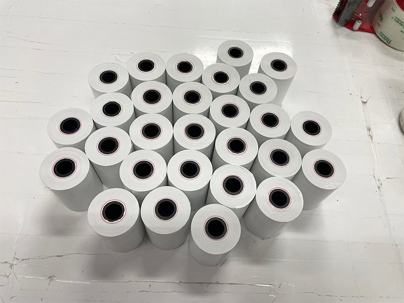 thermal paper roll slitting machine