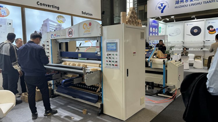 kraft paper slitter rewinder at labelexpo