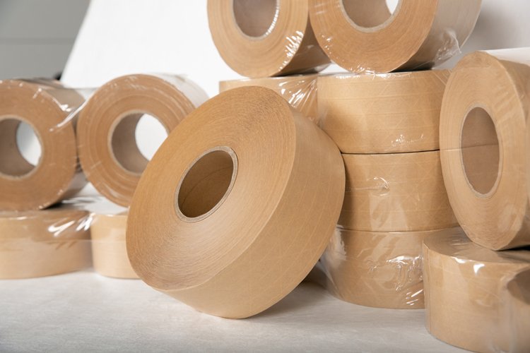 heat shrink film packed gummed tape