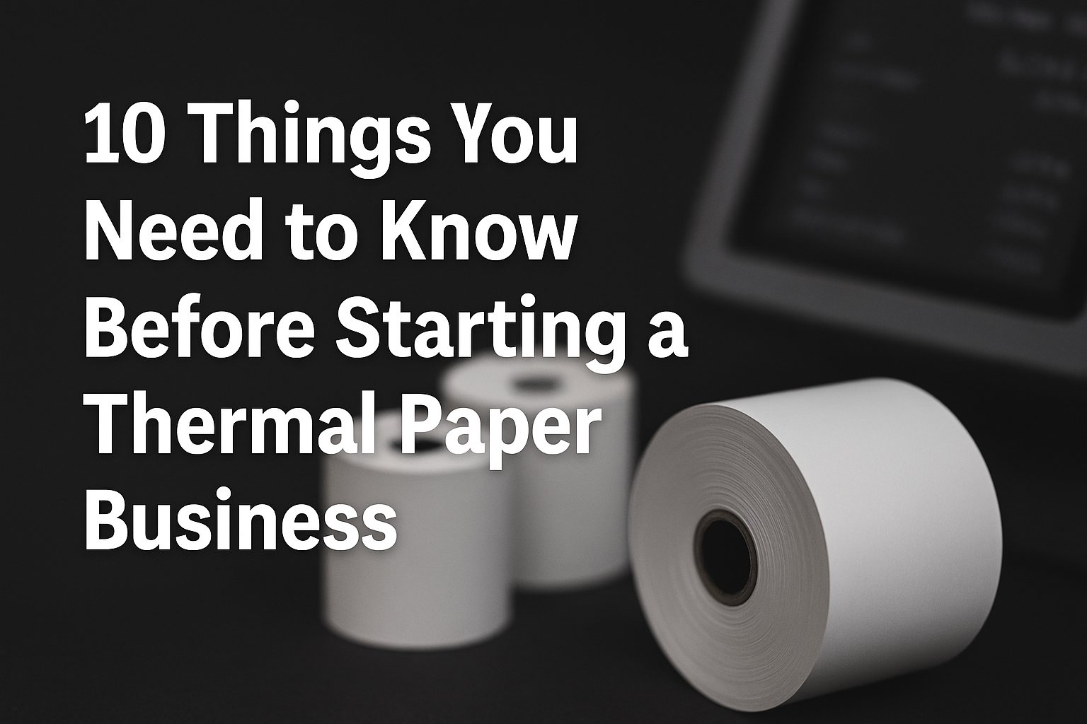 10 Things You Need To Know For Doing Thermal Paper Business